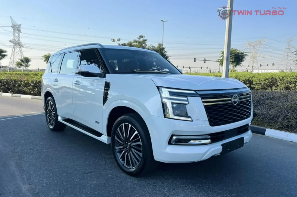 White Nissan Patrol 2026