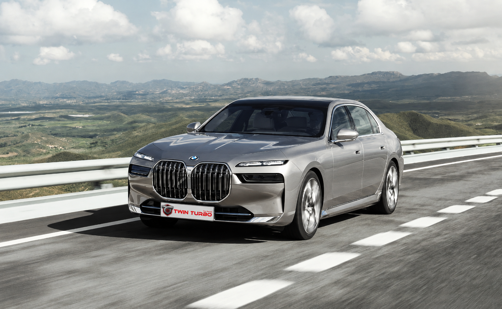 Silver BMW 7 Series