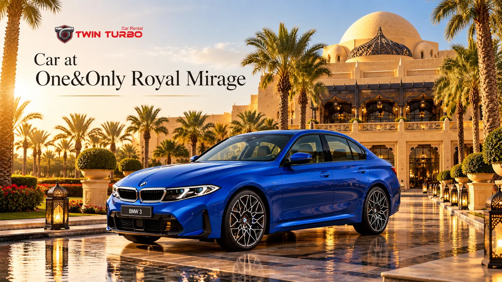 Car at One&Only Royal Mirage
